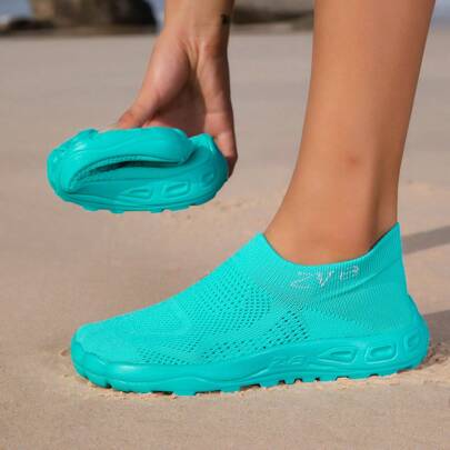 ZVB Barefoot-Friendly Water Shoes, Soft-Soled Women's Beach Shoes For Swimming, Diving, Outdoor Quick-Dry Summer Sandals, Fishing Water Shoes, Non-Sli