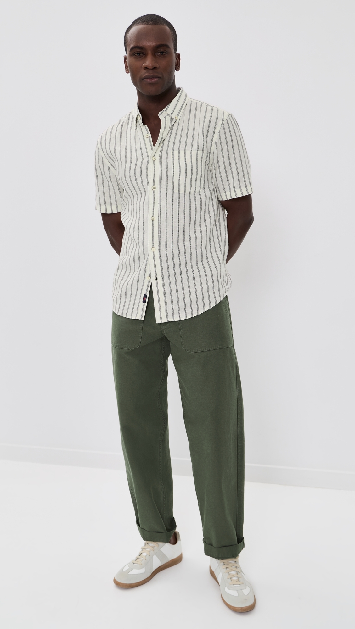 Breeze Shirt Moonlight Stripe