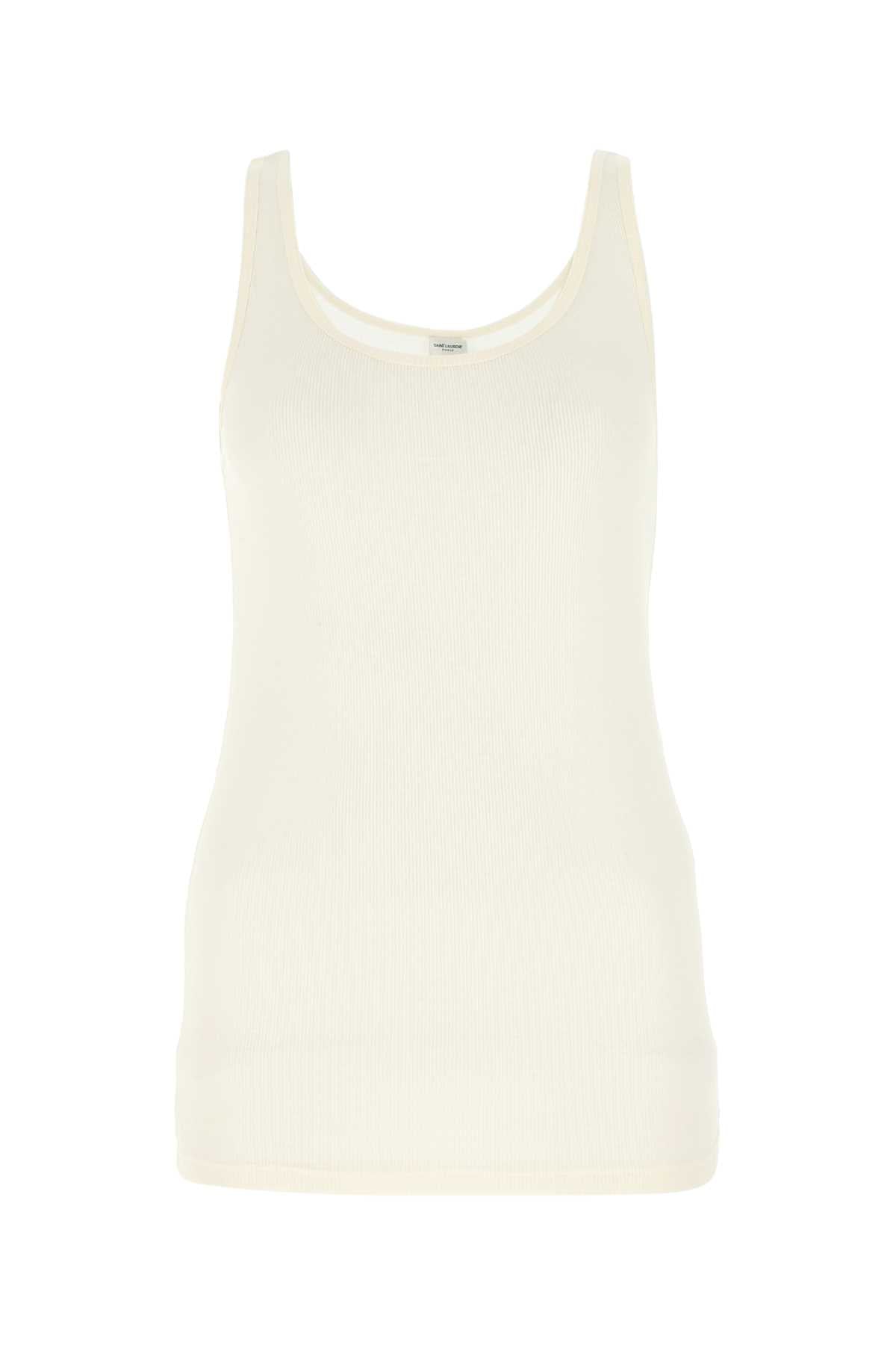 Modal-Blend Tank Top — White
