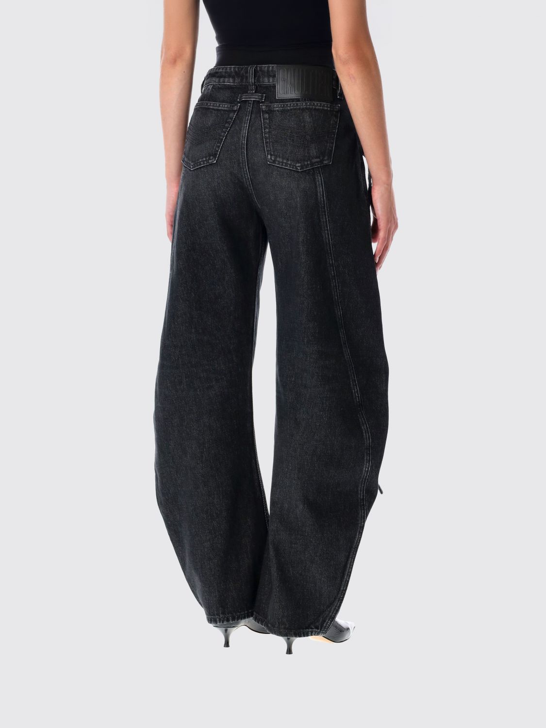 Jeans Woman color Black
