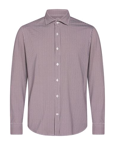 Man Shirt Dark brown Size 15 ½ Nylon, Elastane