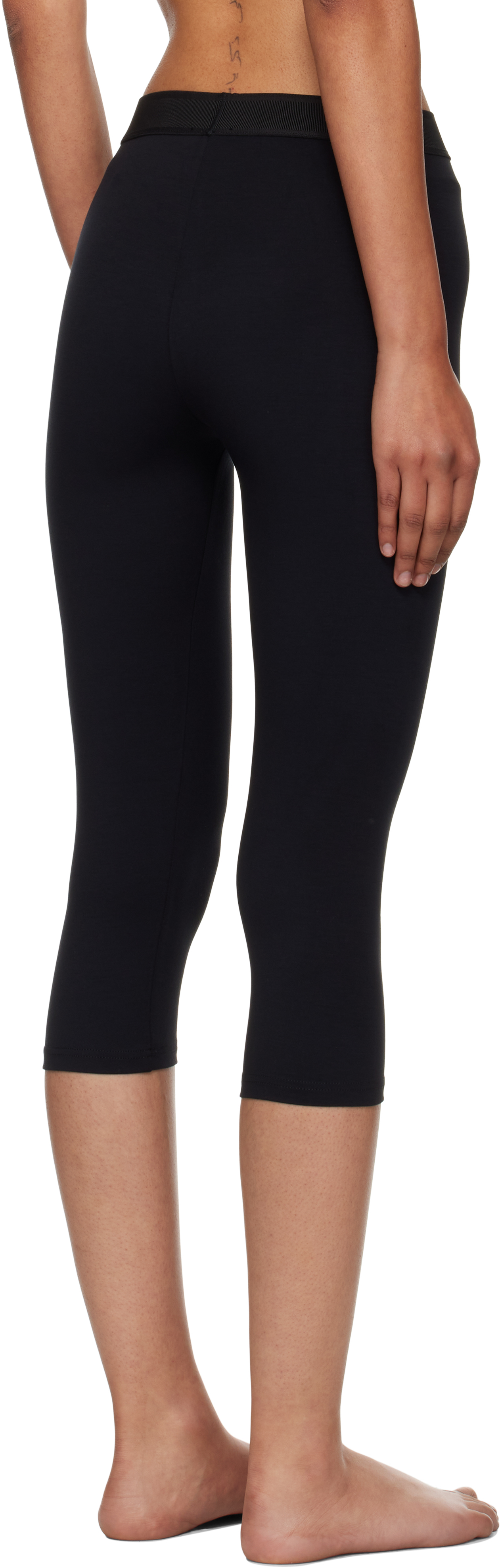 Black Modal Yoga Leggings