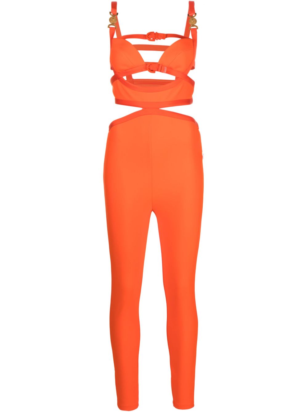 Medusa '95 cut-out jumpsuit - Orange