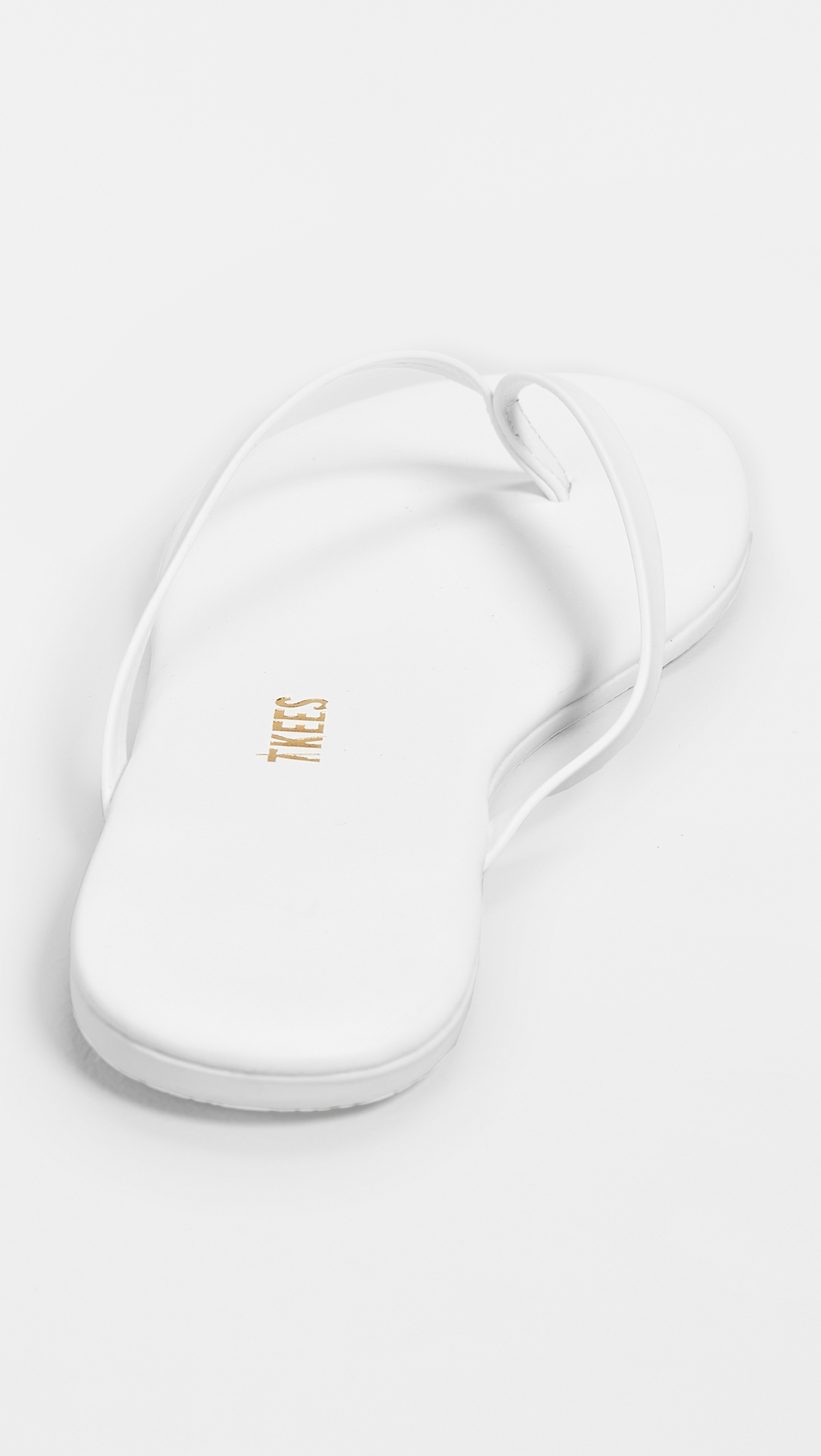 Solids Flip Flops No. White