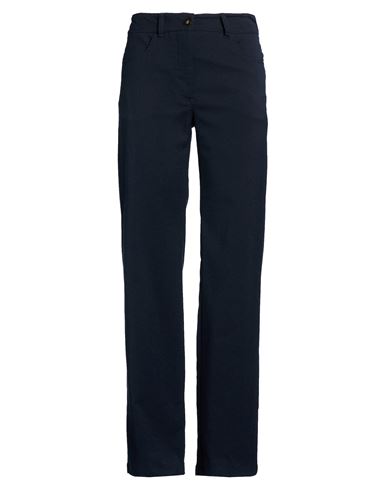 Momoní Woman Pants Midnight blue Size 10 Virgin Wool, Polyester, Viscose, Elastane