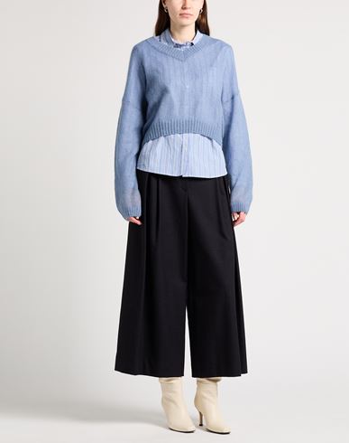 Woman Sweater Slate blue Size M Mohair wool, Polyamide, Wool