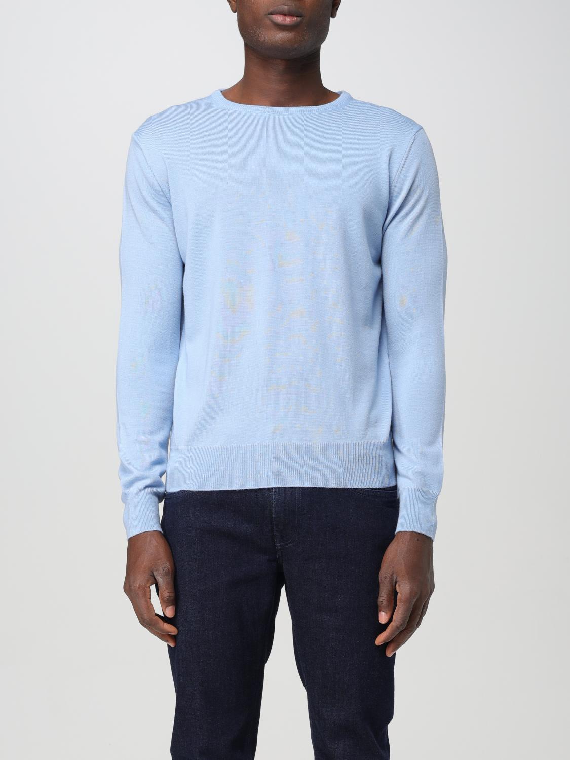 Sweater Men color Sky Blue