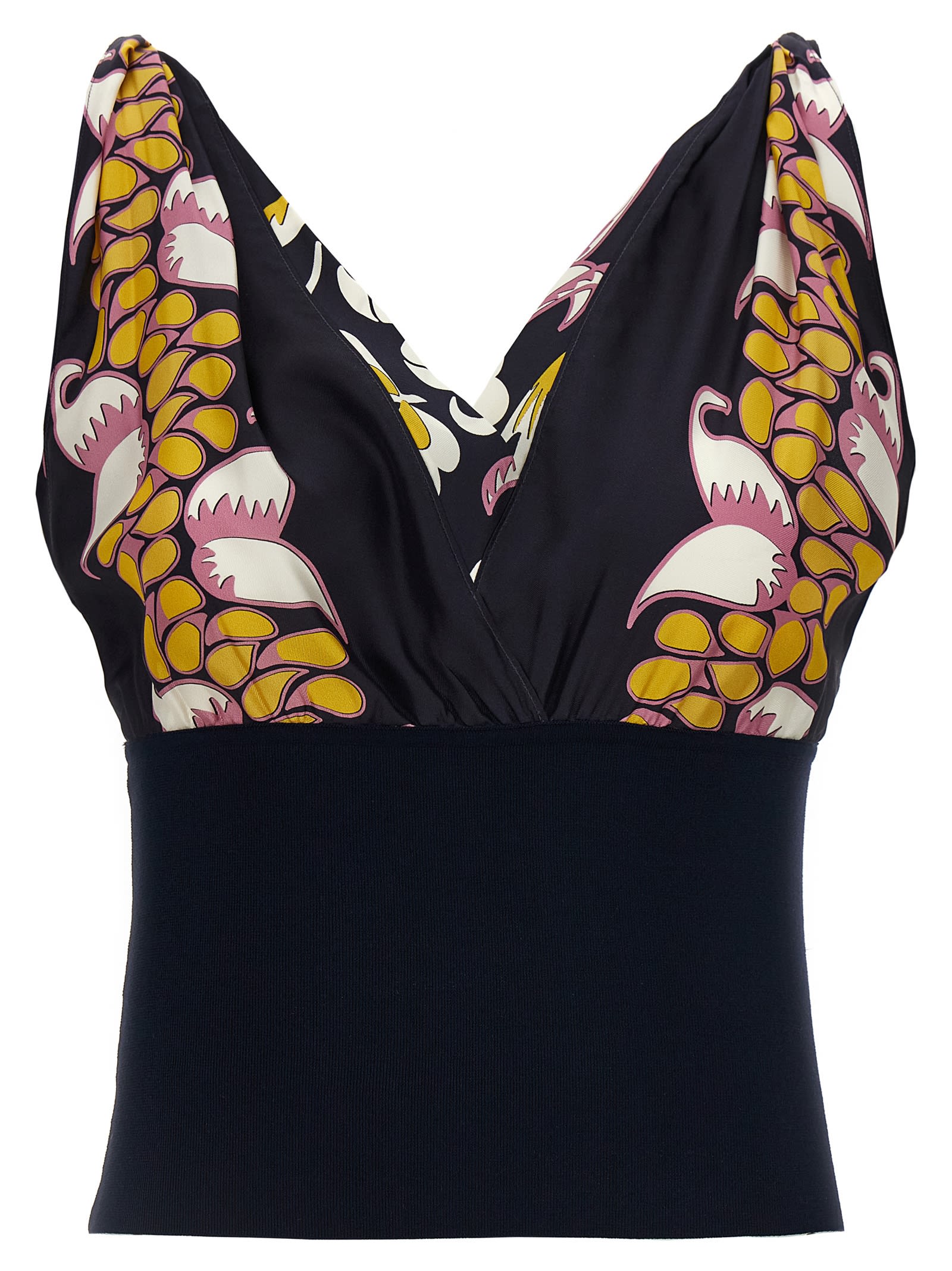 Printed Silk Top
