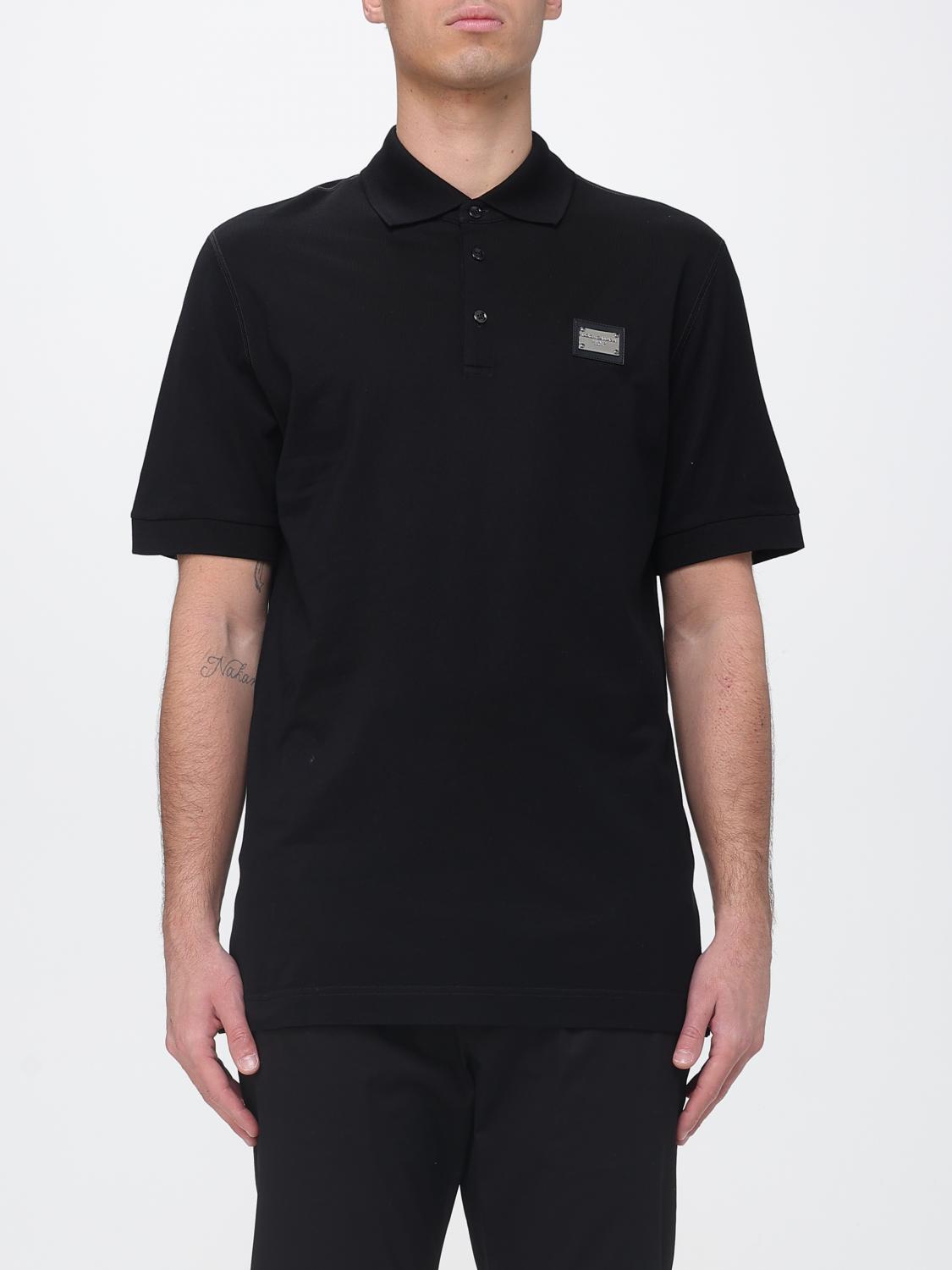 Polo Shirt Men color Black