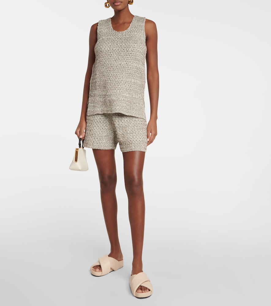 Jil Sander Knitted cotton-blend top