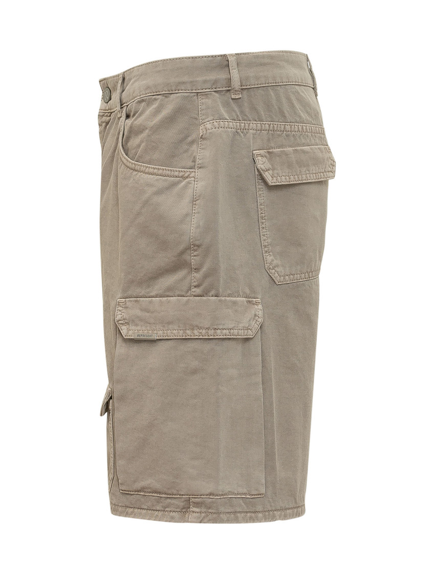 Cotton Cargo Bermuda Shorts
