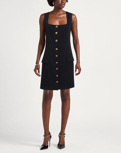 Woman Mini dress Midnight blue Size 2 Virgin Wool, Acetate, Viscose, Polyamide, Elastane