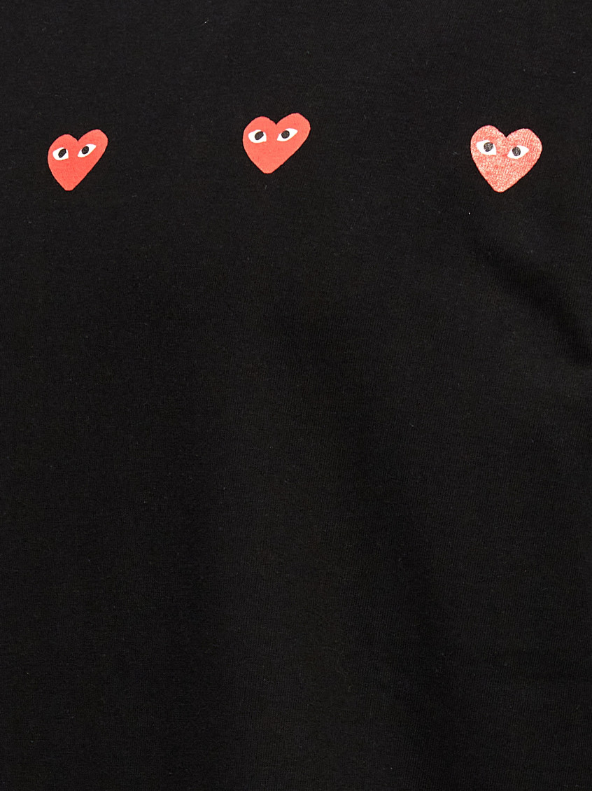 Black Logo Cotton T-Shirt