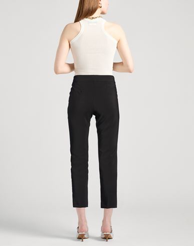Woman Pants Black Size 2 Polyester, Elastane