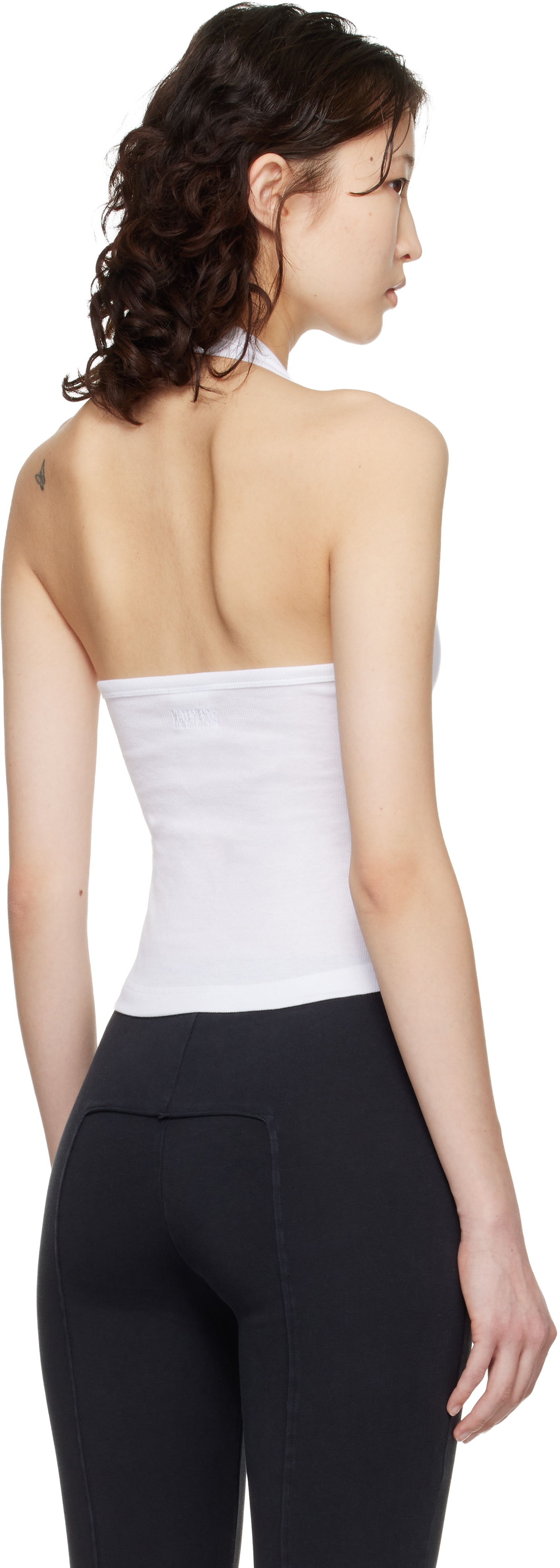 White Halter Top