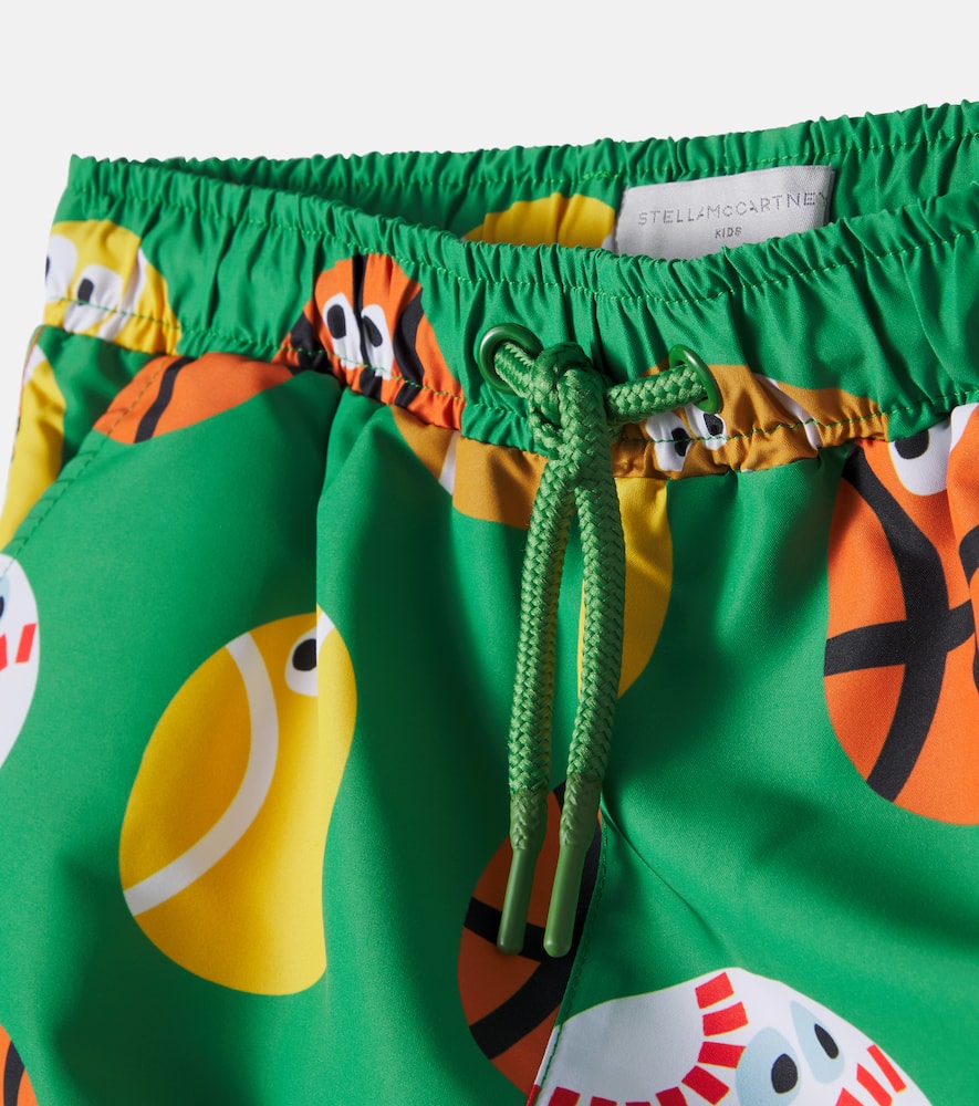 Printed swim trunks
