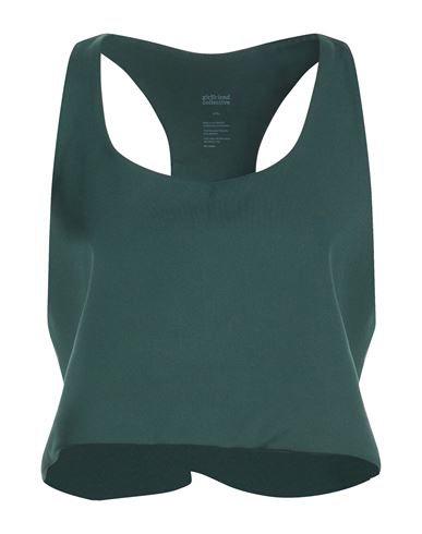 Woman Top Dark green Size XL Recycled polyester, Elastane
