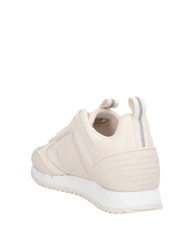 Ea7 Man Sneakers Beige Size 4.5 Polyamide, Polyester, Polyurethane coated, Thermoplastic polyurethane