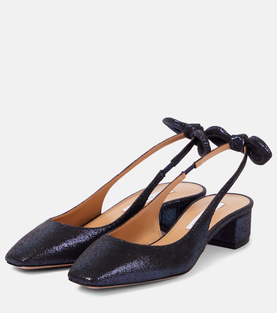 Very Bow 35 slingback pumps