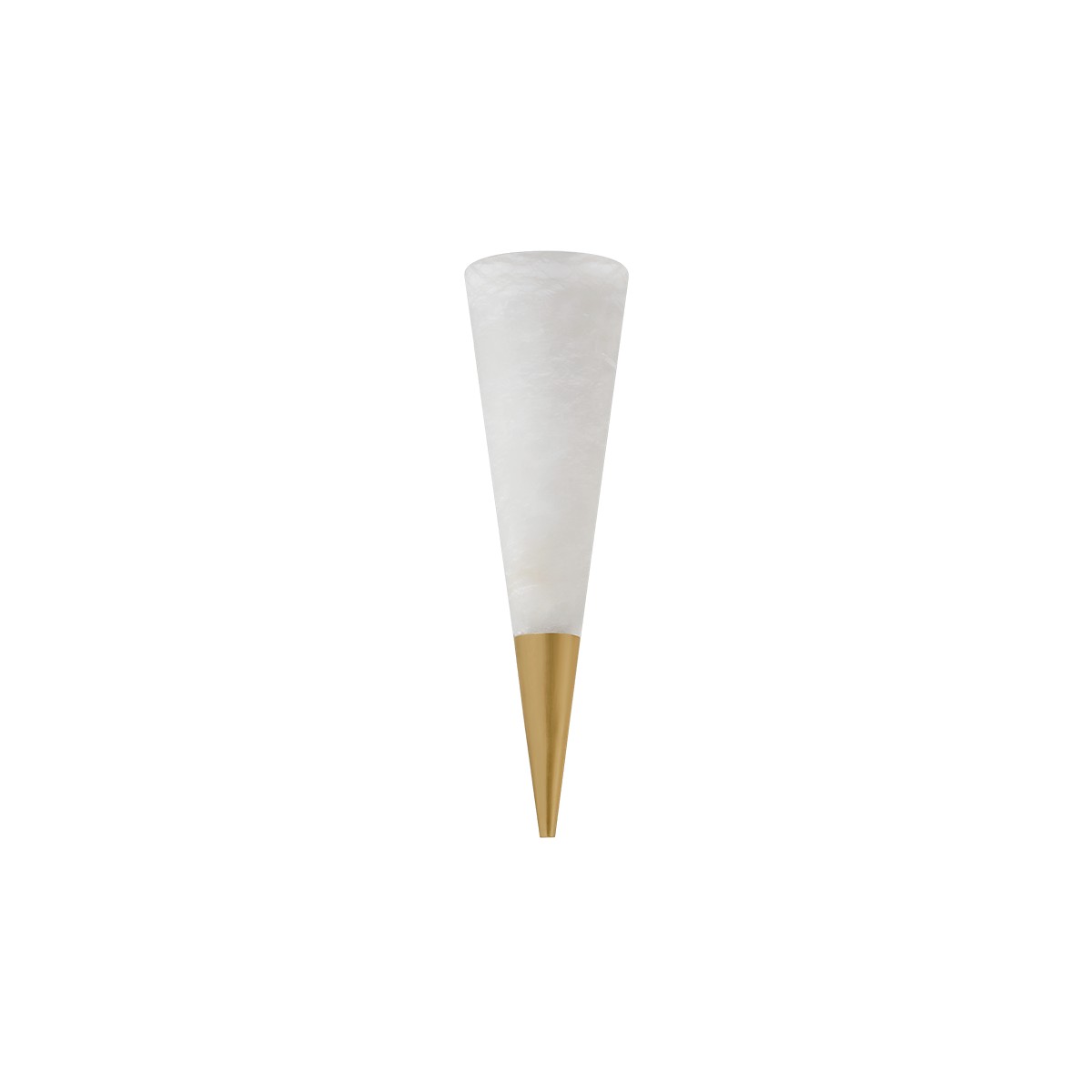 Vintage Brass LED Wall Sconce from the Fion Collection