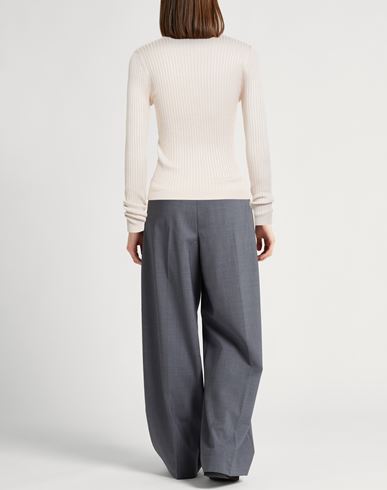 Woman Turtleneck Ivory Size M Viscose, Polyester