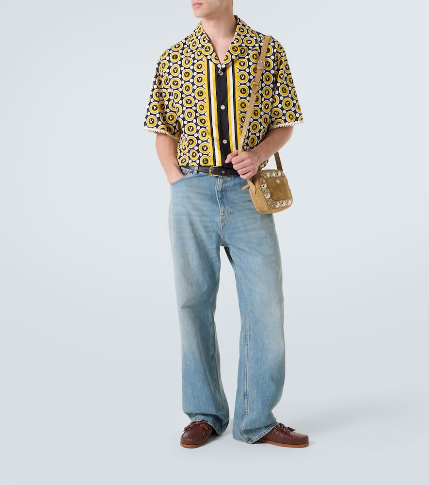 Bulles Royales cotton poplin bowling shirt