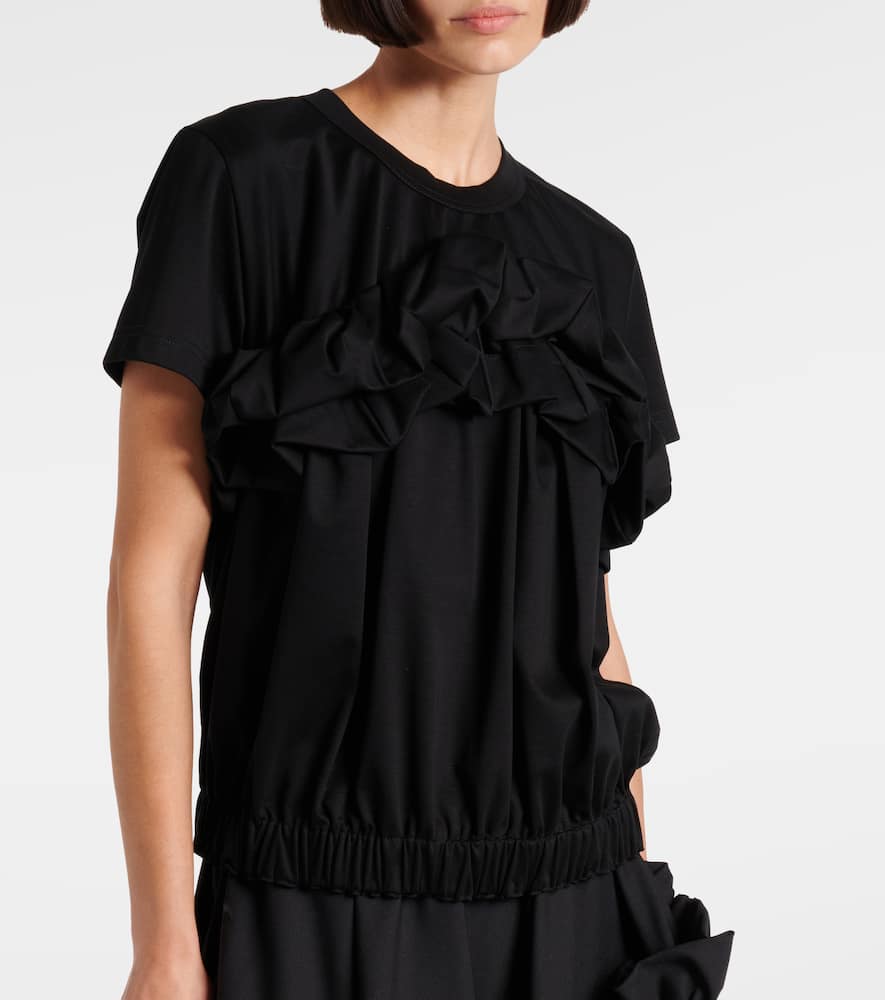 Ruffled cotton top