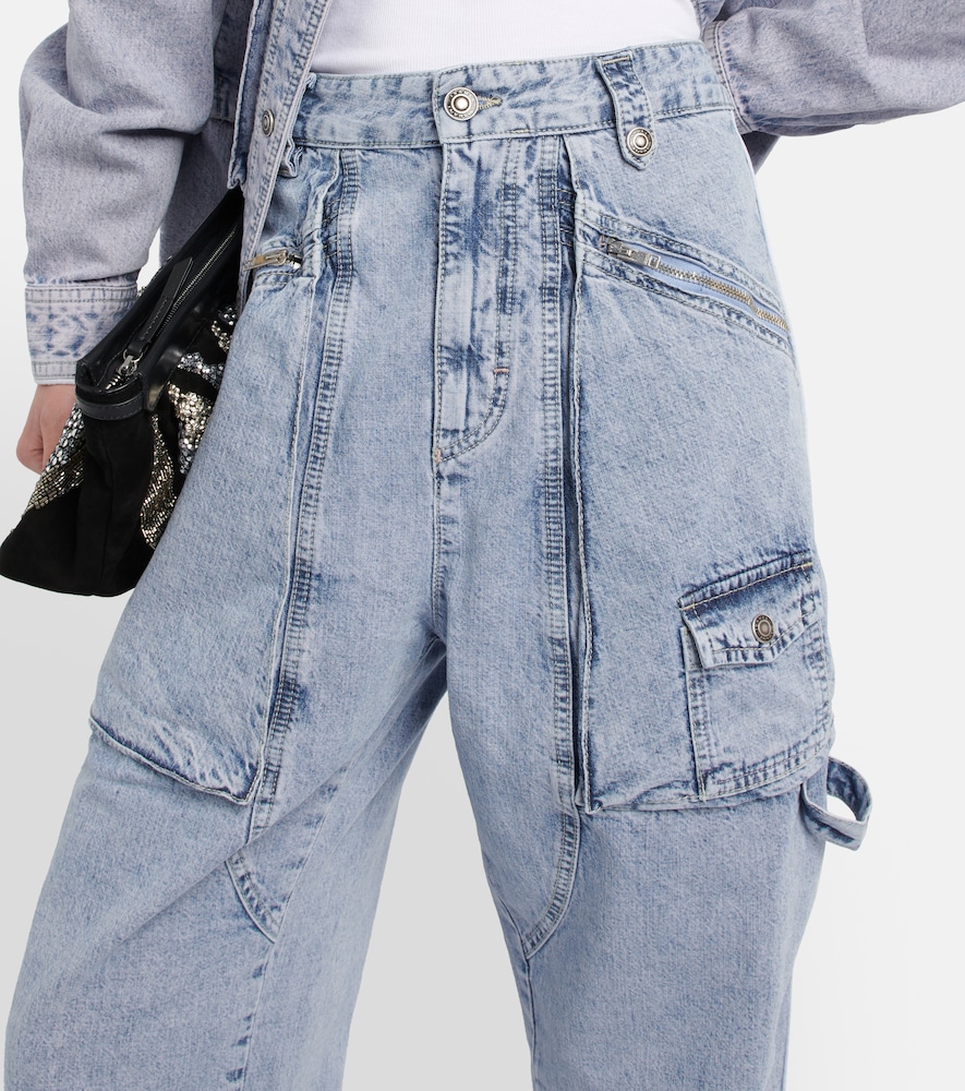 Paciane wide-leg cargo jeans