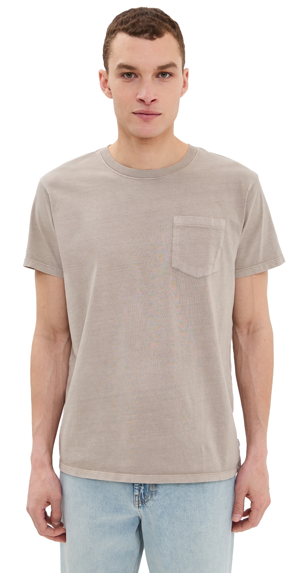 Base Tee Vinage Khaki Pigment Dye