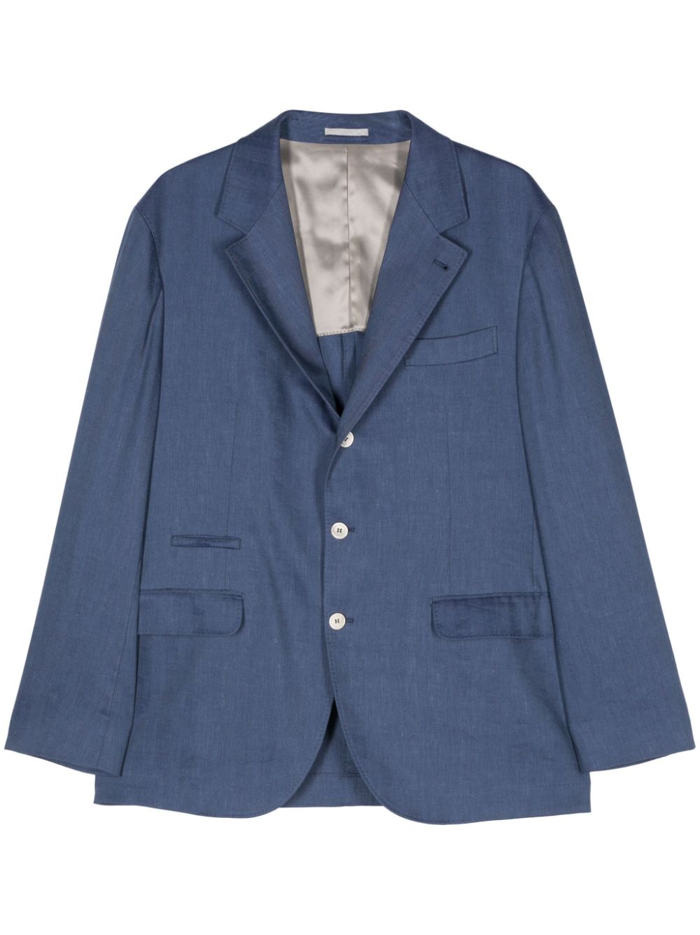 Single-breasted blazer - Blue