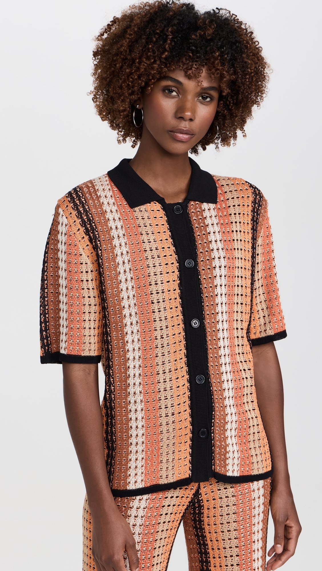Aimee Top Orange Multi