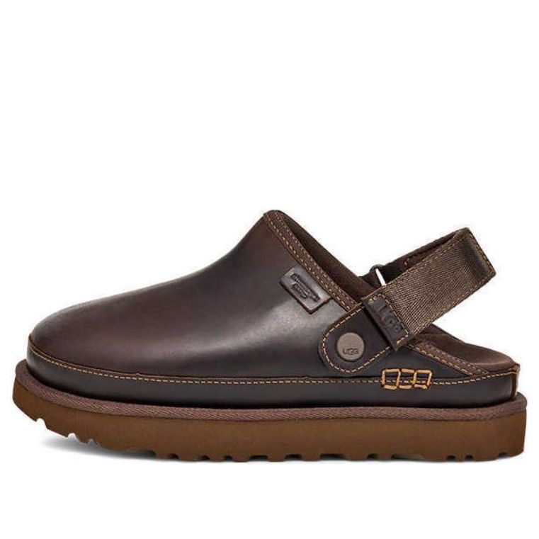 (WMNS) Goldenstar Clog Leather Regen 'Ironwood'