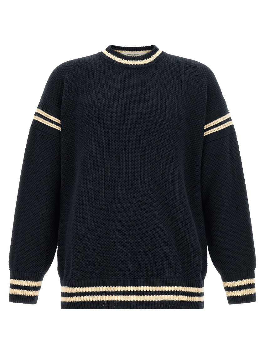 Dark Blue Relaxed Sweaters