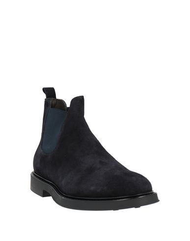 Man Ankle boots Midnight blue Size 12 Leather
