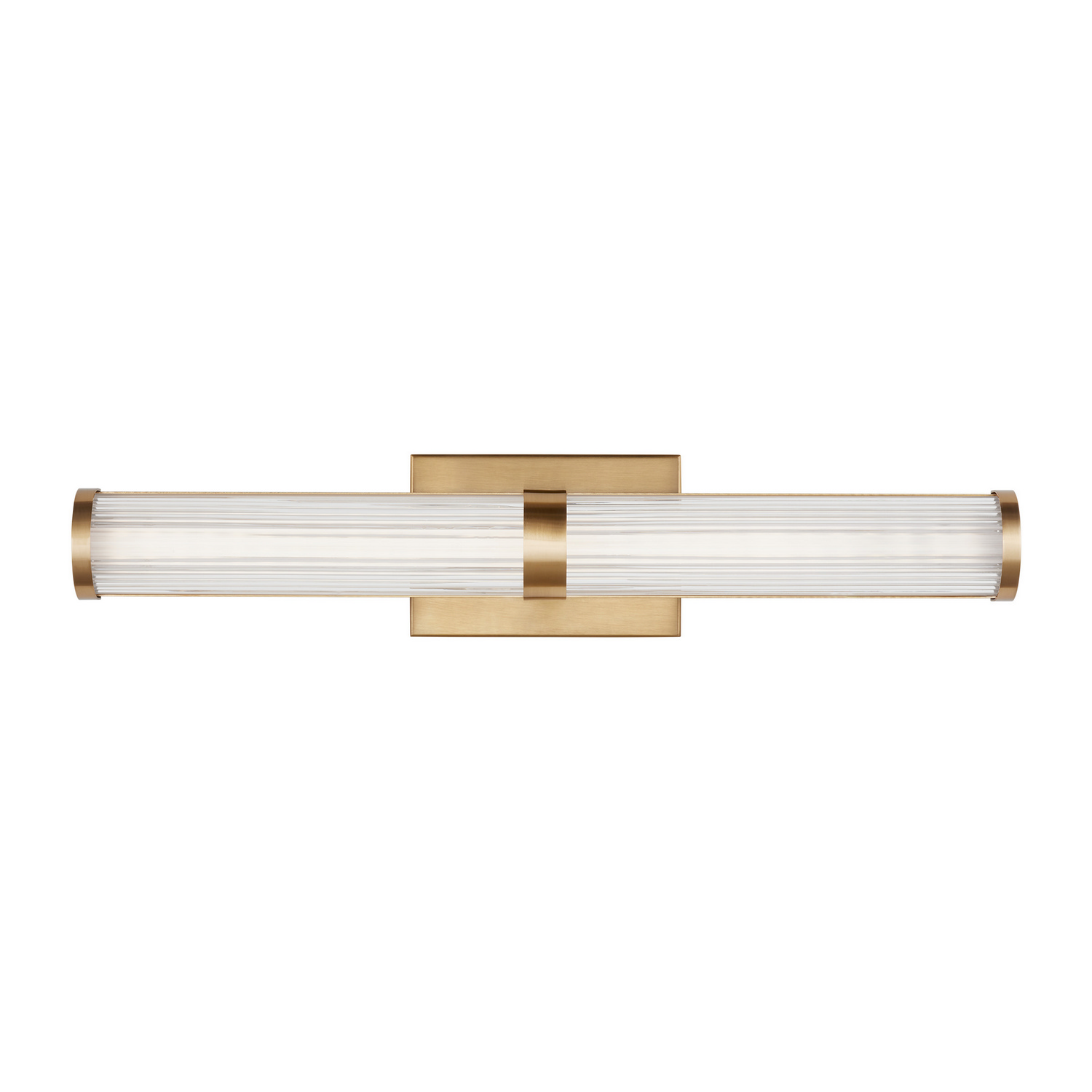 Syden 1-Light LED Bathroom Vanity Light in Satin Bra