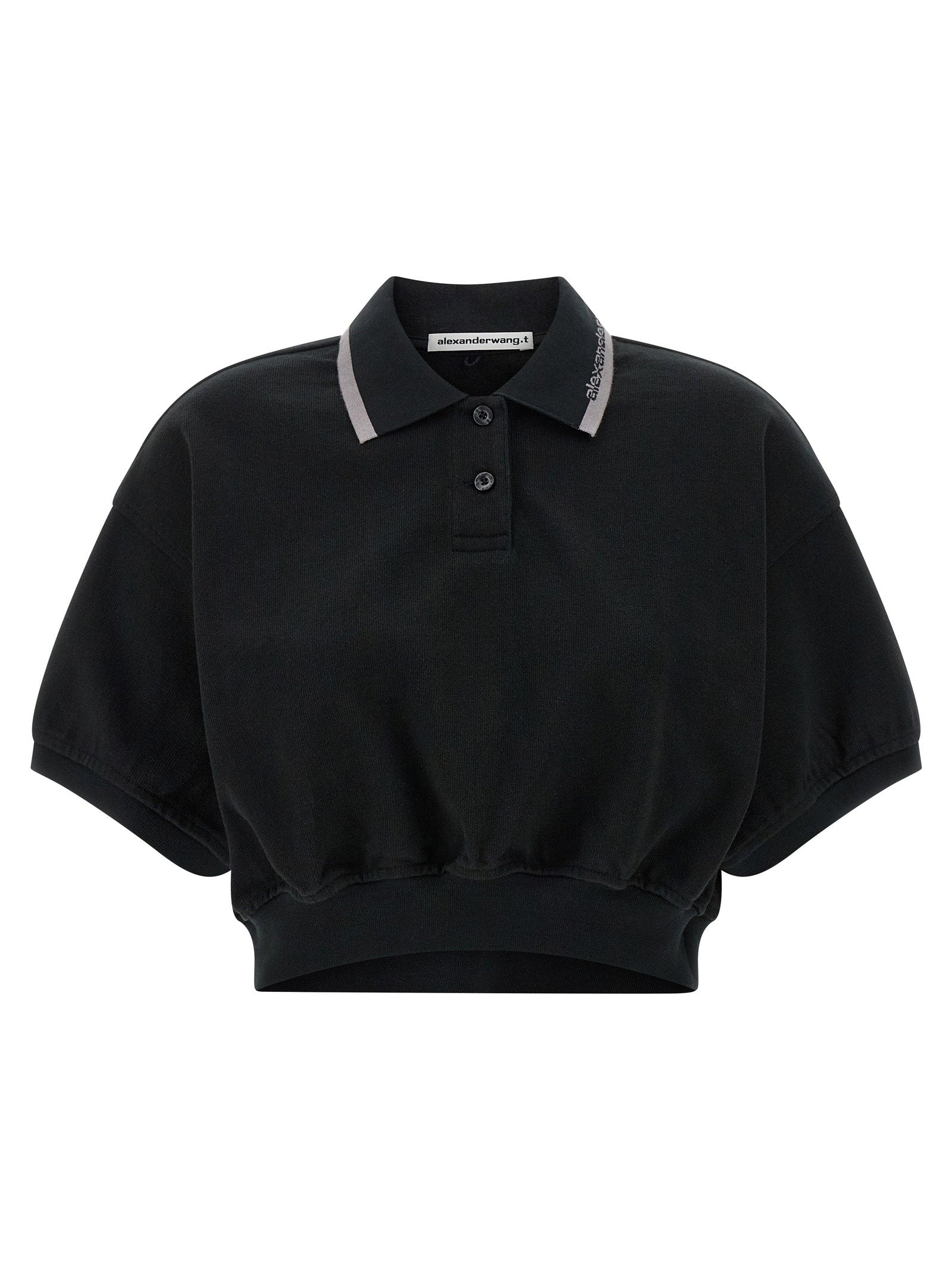 Intarsia Collar Polo Shirt