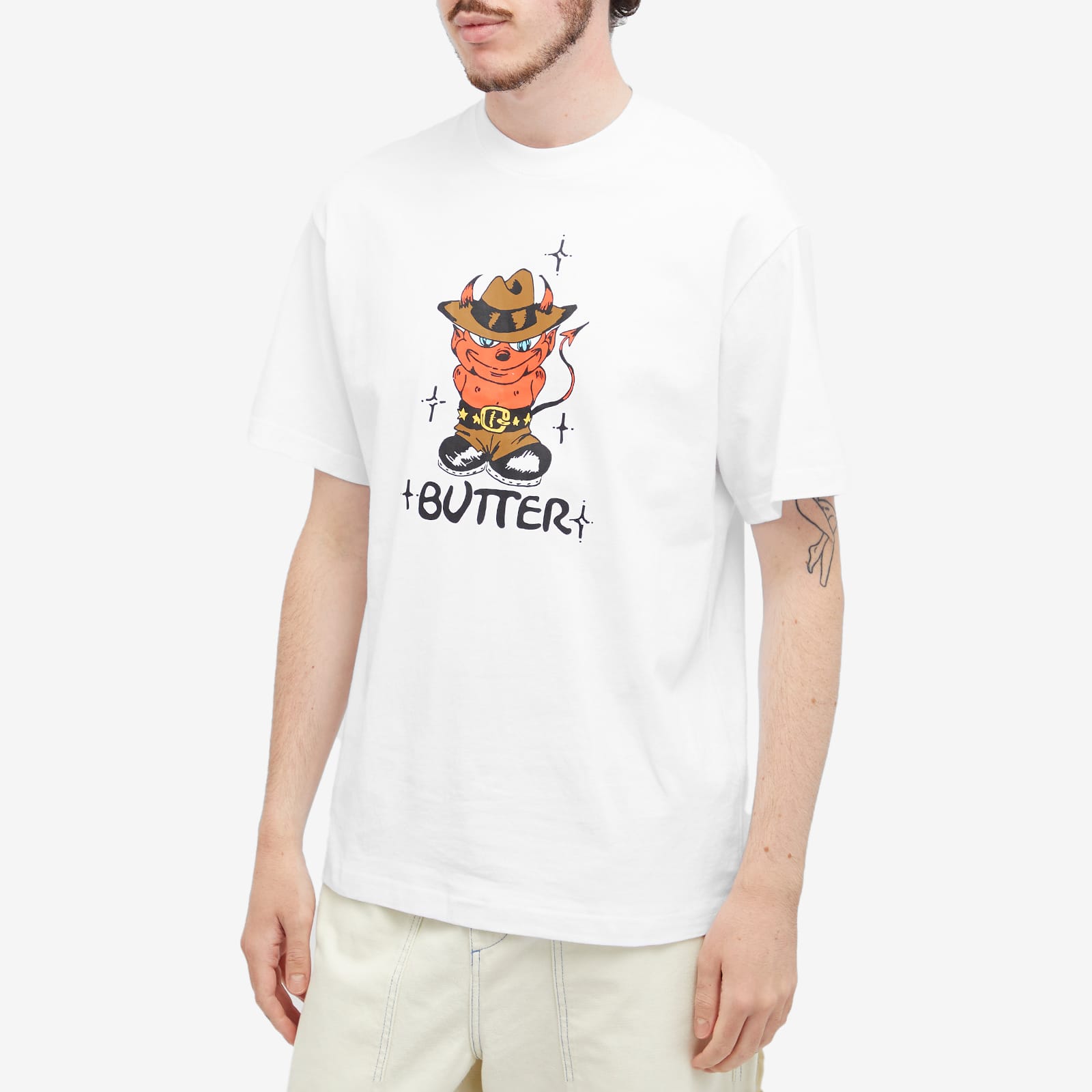 Men's Devil T-Shirt in White
