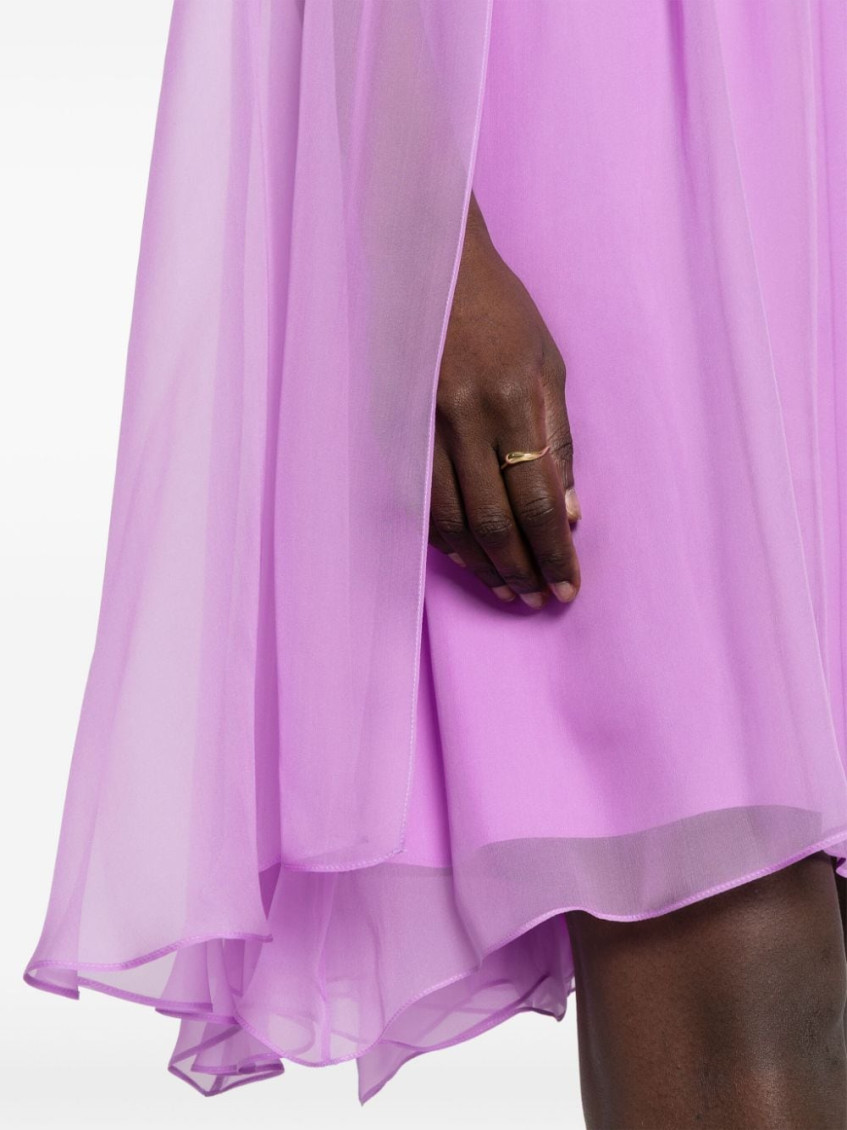 - Silk Midi Dress