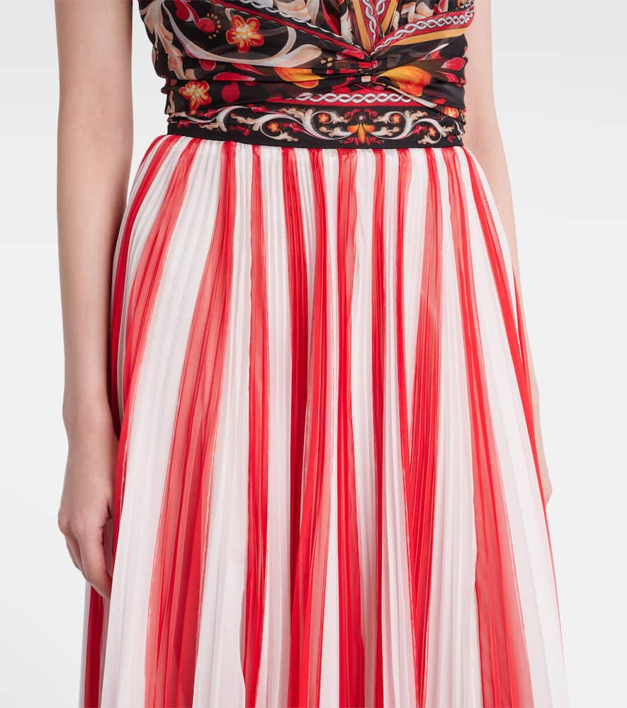 Printed maxi dress