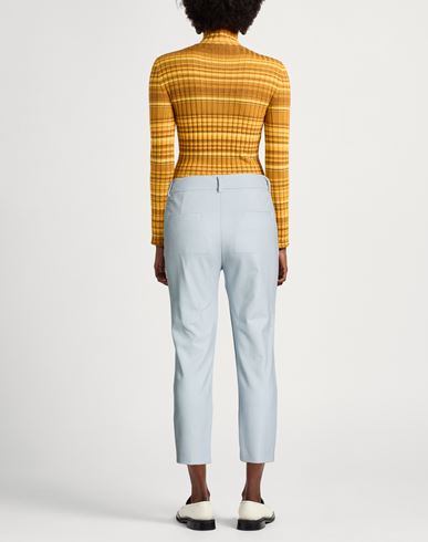 Momoní Woman Pants Light blue Size 6 Virgin Wool, Elastane