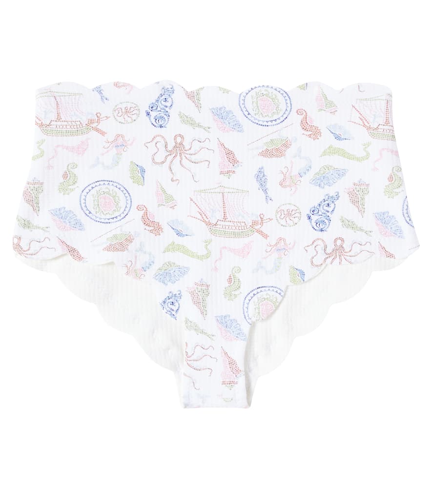 Bumby Palm Springs scalloped bikini bottoms