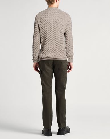 Lab Man Sweater Taupe Size S Merino Wool
