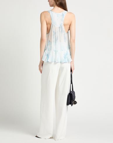 Woman Top Sky blue Size 6 Viscose