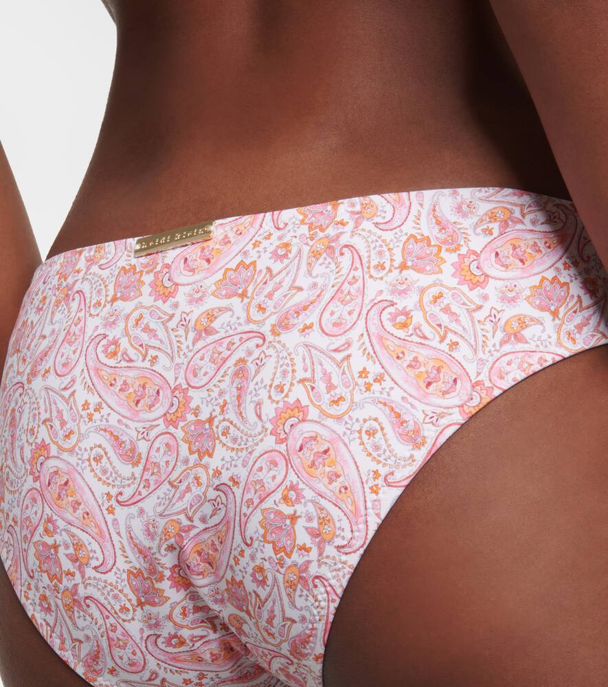 Muskmelon Bay printed bikini bottoms