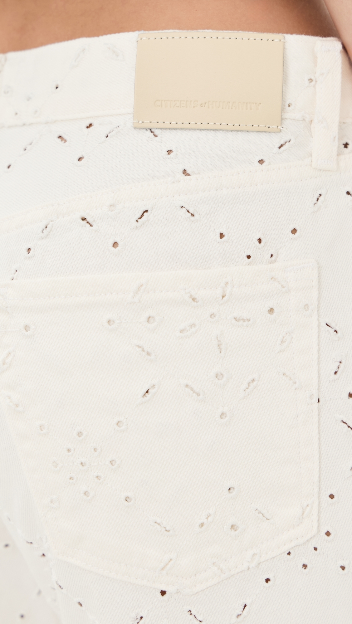Lindz Straight Jeans Blanc