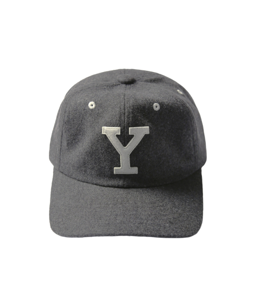 Wool Leather Strap Cap_Grey