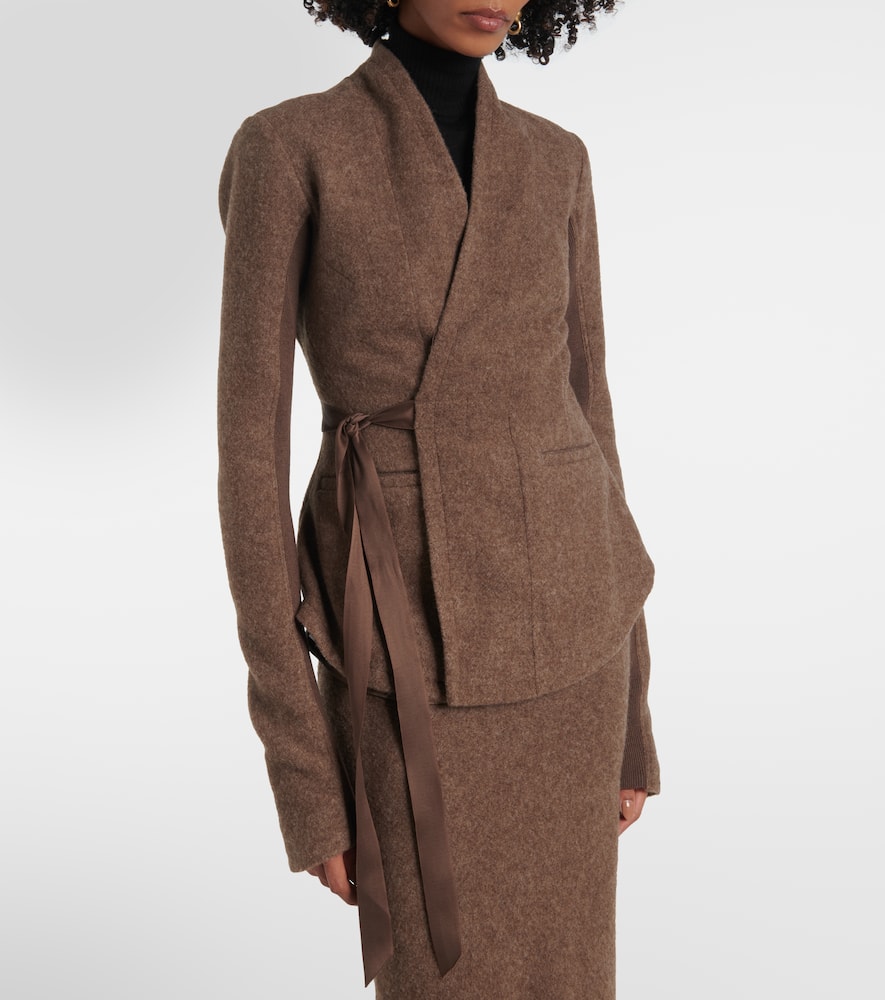 Hollywood wool wrap jacket