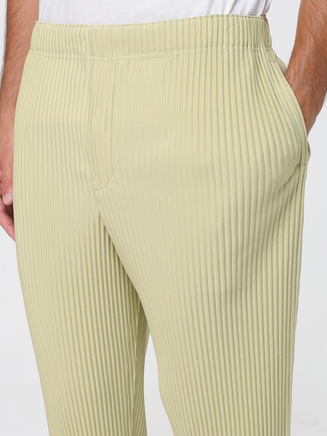 Pants Men color Green