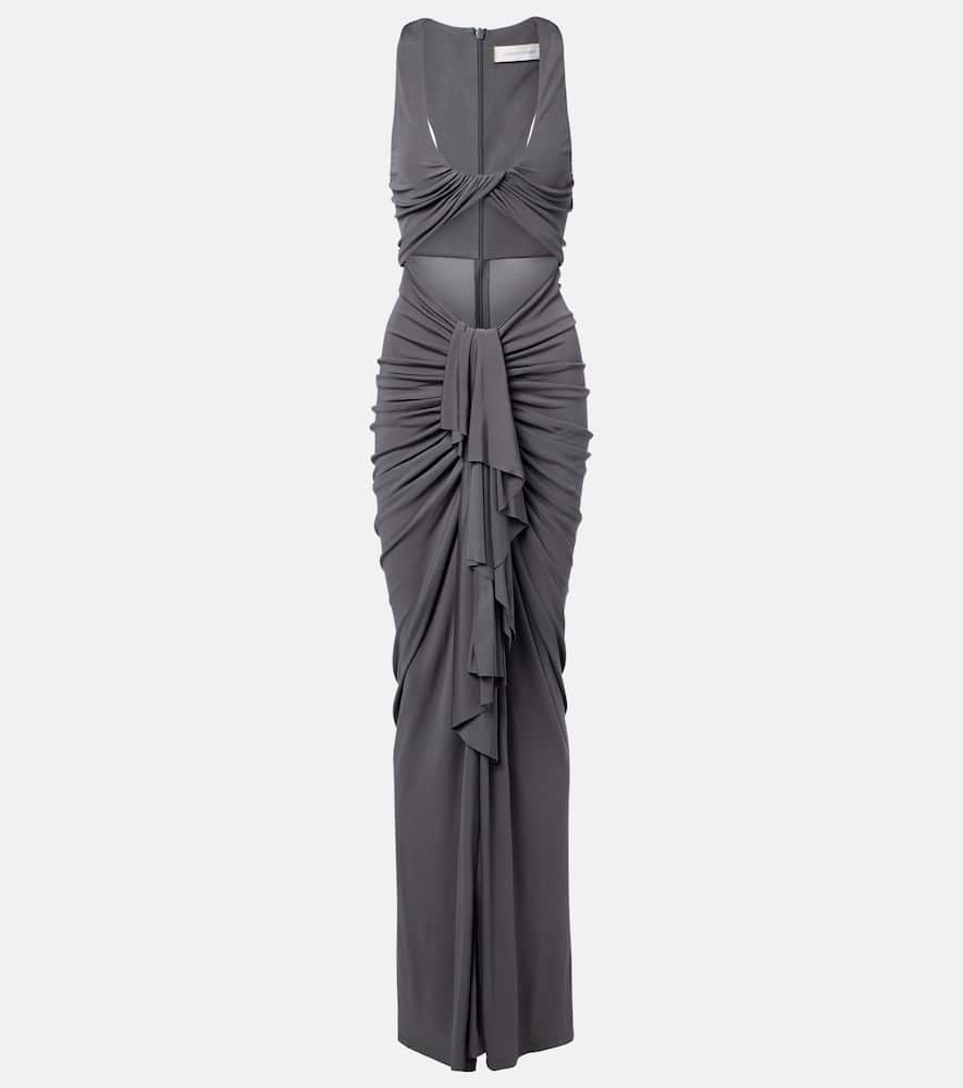 Vivenda cutout gathered gown