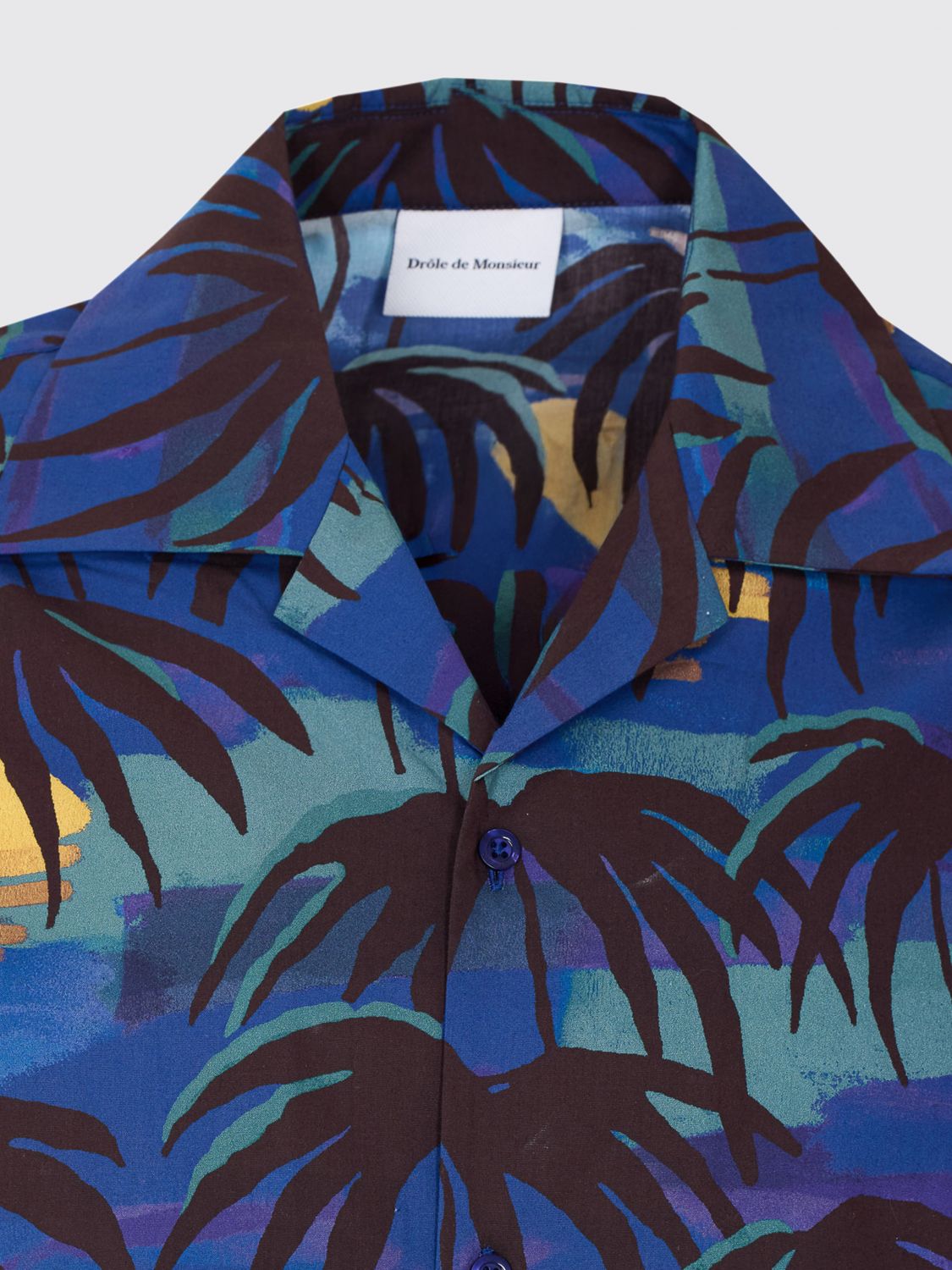 Shirt DRÔLE DE MONSIEUR Men color Blue
